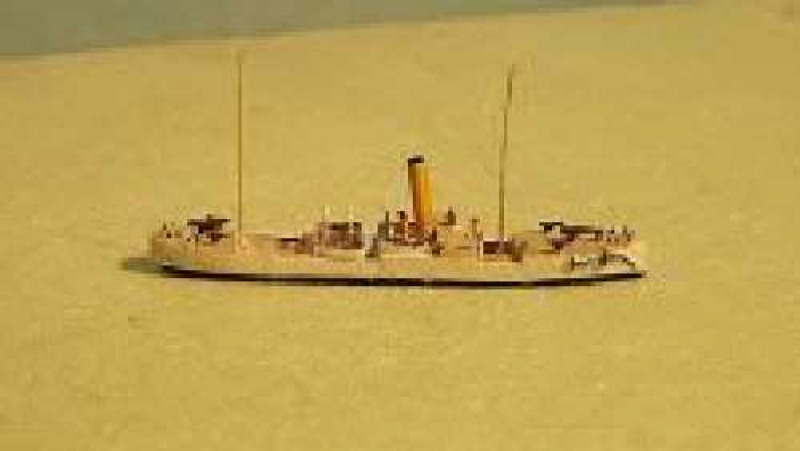 Gunboat "Don Juan de Austria" (1 p.) USA 1900 no. 447A from Hai